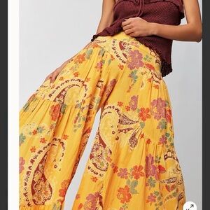 Free People Dawn On Me Wide-Leg Pants